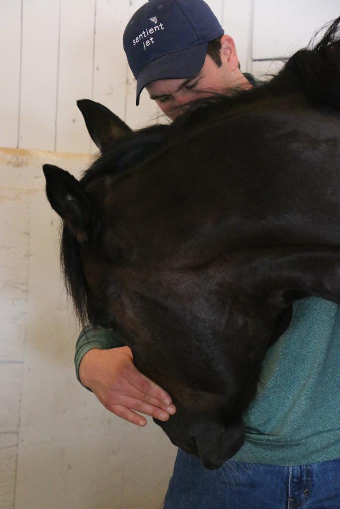 Stretching the neck. (Julie June Stewart photo) 